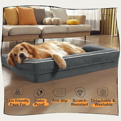 Dog Bed Medium Size Dog-Orthopedic Waterproof Bed - Image 6