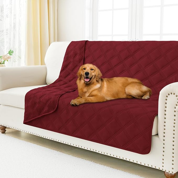 Smiry Waterproof Dog Bed Cover Blanket 52x82, Soft Reversible Pet Blanket by Smiry