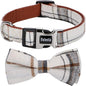 Faleela Soft &Comfy Bowtie Dog Collar, Detachable and Adjustable Bow Tie Collar by Faleela