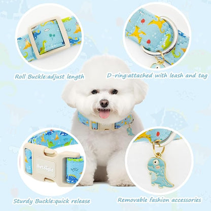 Dinosaur Dog Collar for Large Dogs, Cute Puppy Collars - Image 4