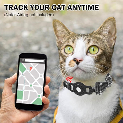 Airtag Cat Collar Breakaway, Cat Collar - Image 2