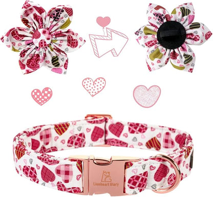 Lionheart Glory Heart Dog Collar, Valentine's Day Dogs Collar - Image 3
