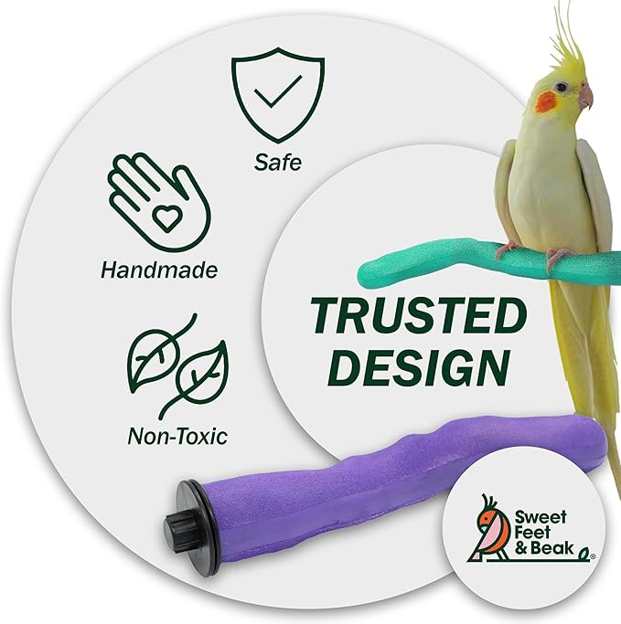 Sweet Feet & Beak Safety Pumice Bird Perch, Medium 1-1/4" X 12" - Image 4