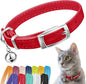 CollarDirect Leather Cat Collar, Cat Safety Collar by CollarDirect