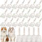 24 Pieces Litter Scoop Bulk for Cats Plastic Pet Kitty Litter Scooper Durable by Unknown