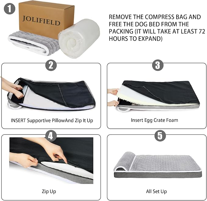 Orthopedic Dog Bed Medium Size Dog - Image 8