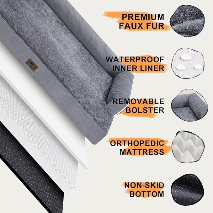 Small Dog Bed and Cat Sofa Waterproof Orthopedic Dog Beds - Image 5