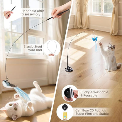 HONGDDY Interactive Bird Simulation Cat Toys，4 in 1 Cat Toys - Image 2