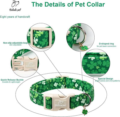 St. Patrick's Day Dog Collar for Large Dogs - Image 4