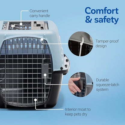 Petmate Dog Crates for Small Dogs & Cat Carriers, Two-Door Plastic Pet Kennel - Image 8
