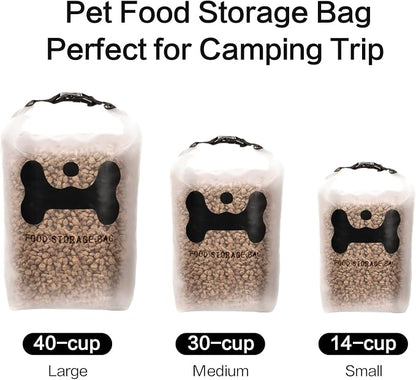 ANVS Silicone Pet Food Storage Bag, 40-Cup Dog Food Travel Bag - Image 6