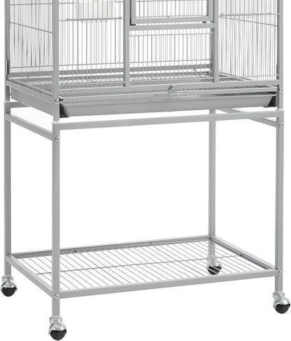 Topeakmart 53.5inch Height Large Bird Cage Extral Space Parrot Cage - Image 7