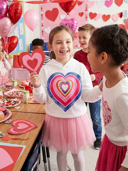 WELAKEN Sweatshirts for Girls Toddler & Kids II Little Girl's Pullover Tops - Image 4