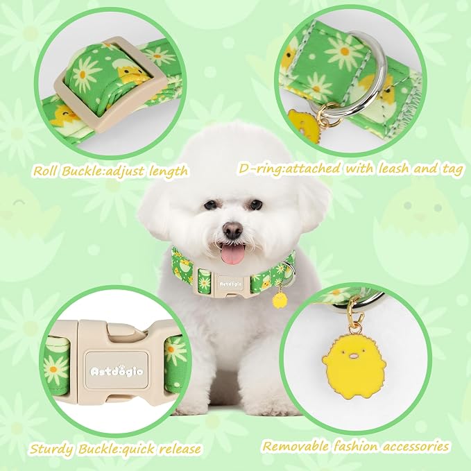 Easter Dog Collar for Medium Dogs, Easter & Spring Theme Mediuml Dog Collar - Image 4