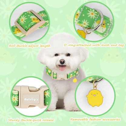 Easter Dog Collar for Large Dogs, Easter & Spring Theme Large Dog Collar - Image 4