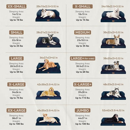 Large Dog Bed Orthopedic Washable | Beds Bolster Pet - Image 2