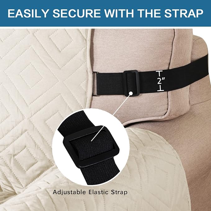 H.VERSAILTEX Reversible Sofa Slipcover Furniture Protector Water Resistant 2" - Image 4