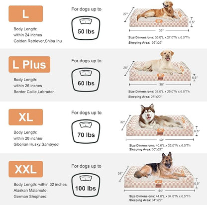 Large Dog Bed Orthopedic Washable: Beds Bolster XXL Bed Big XLarge Dogs Egg - Image 7