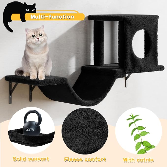 NUNU LAB Cat Wall Shelves, Indoor Cat Furniture - Image 6
