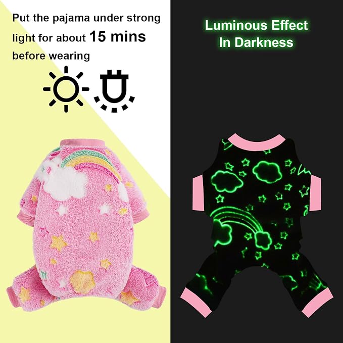 Dog Sweaters Small Girl Warm Fleece Pajamas, Cute Extra Small Dog Clothes - Image 5