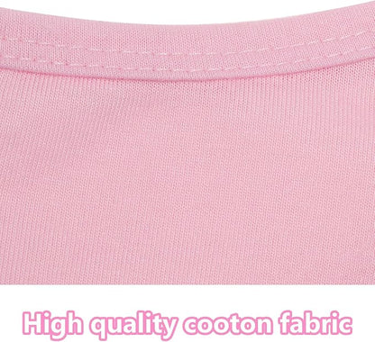 4 Pcs Cat Shirts Solid Color Dog Clothes Summer Sleeveless Pet T Shirts - Image 4