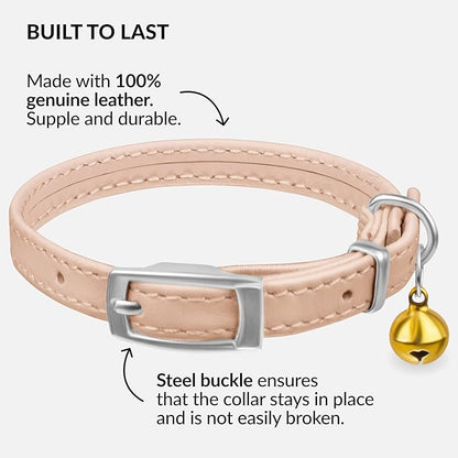 CollarDirect Leather Cat Collar - Image 2