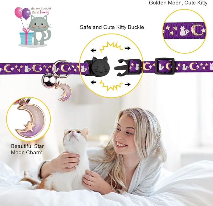 Baeuppit 2PCS Breakaway Cat Collars - Image 4