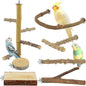 7PCS Natural Wood Bird Perches for Cage, Bird Parrot Parakeet Perch Stand by Unknown
