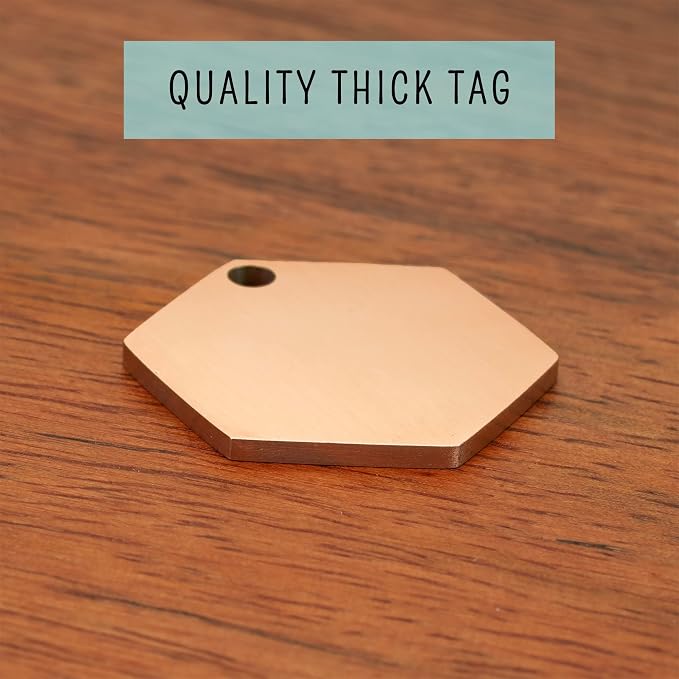 Ultra Joys Stainless Steel Dog ID Tag Personalized Front & Back Engraving - Image 4