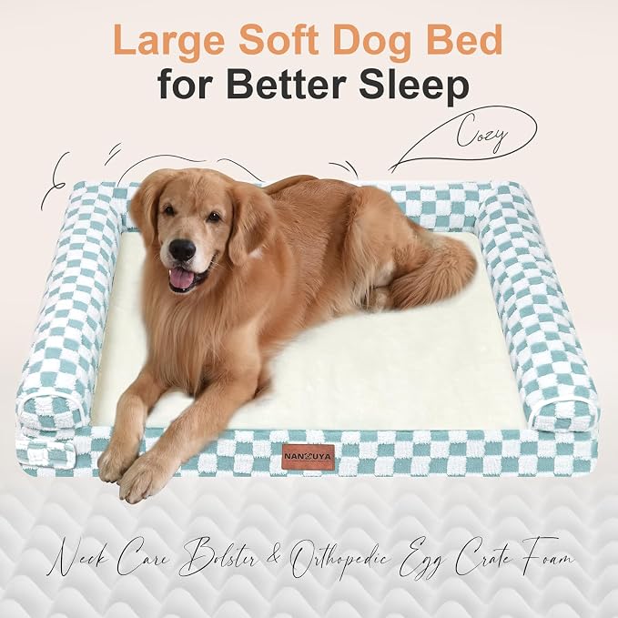 Large Dog Bed Orthopedic Washable: Beds Bolster XXL Bed Big XLarge Dogs Egg - Image 2
