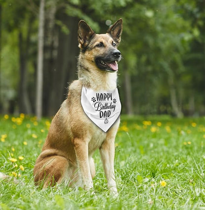 Dog Bandana for Happy Birthday Dad - Image 4