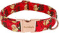 Christmas Dog Collar，Soft Cotton Dog Collars by Unknown