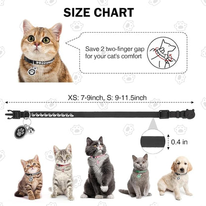 Leather Personalized Breakaway Cat Collar - Image 3