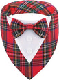 ADOGGYGO Christmas Dog Tuxedo Bandana, Adjustable Christmas Costume by ADOGGYGO