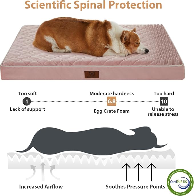WNPETHOME Orthopedic Dog Bed for Crate, Waterproof Extra Large Dogs Bed - Image 3