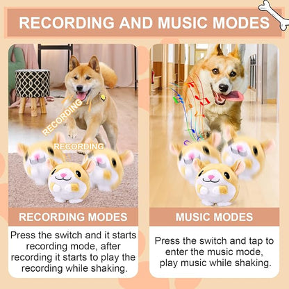 BABORUI Interactive Dog Toys Hamster, Jumping Squeaky Dog Toys - Image 3