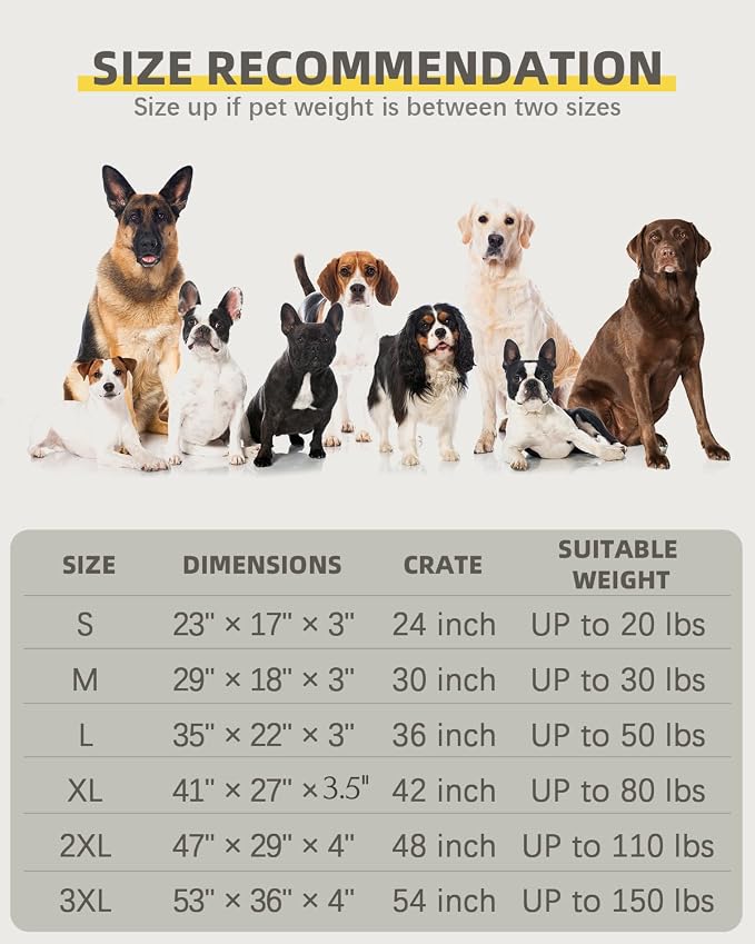 Orthopedic Dog Beds Large Sized Dog Waterproof Lining - Image 7