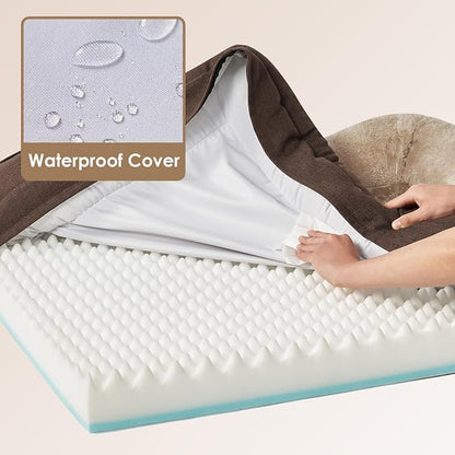 EHEYCIGA Orthopedic Dog Bed for Medium Dog, Waterproof Liner & Washable - Image 4