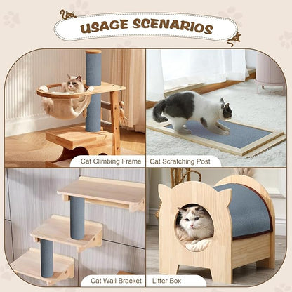 Eunice Cat Scratching Mat, Self-Adhesive Cat Scratch Carpet, Trimmable - Image 5