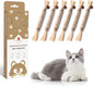 Potaroma 6 Pcs Natural Silvervine Sticks Cat Toys, Catmint Silvervine Blend by Potaroma