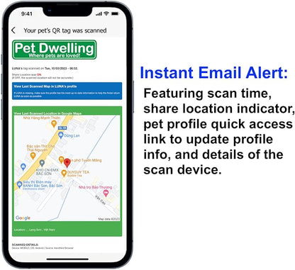 Pet Dwelling Premium QR Pet ID Tag - Image 6
