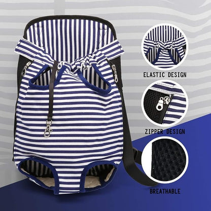 Dog Carrier Comfortable Legs Out Front Pet Carrier Backpack Cat Puppy Tote - Image 4