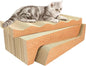 Cat Scratch Pad, 3 Packs Corrugated Cardboards Cat Scratcher Pads by RUMUUKE