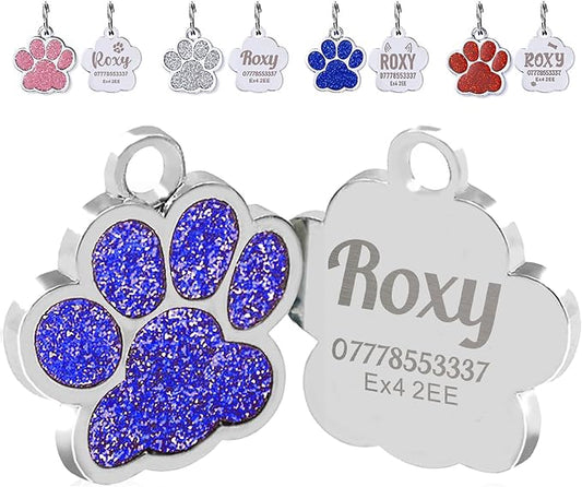 EDSG Cat Dog Tags Personalized for Pets, Dog Name Tags Cat Name ID Tag by EDSG