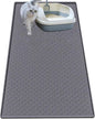 Cat Litter Mat for Litter Box, Silicone Large Cat Litter Trapping Mat by Jacooxi