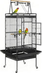 ZENY 68-Inch Birdcage, Playtop Parrot Cage, Wrought Iron Bird Cage by ZENY