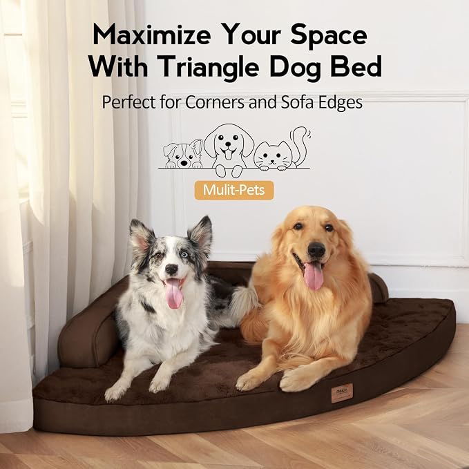 Large Orthopedic Dog Bed with Sides XXXL Dog Beds with Removable Washable Cover - Image 4