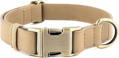 Plutus Pet Genuine Leather Dog Collar – Adjustable Pet Collar by PLUTUSPET