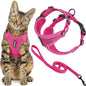 Voyager Escape-Proof Step-in Lock Cat Harness & 5ft Neoprene-Handle Leash Set by BestPetSuppliesLLC