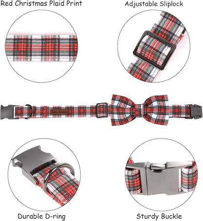 Christmas Dog Collar, Christmas Puppy Necklace - Image 2